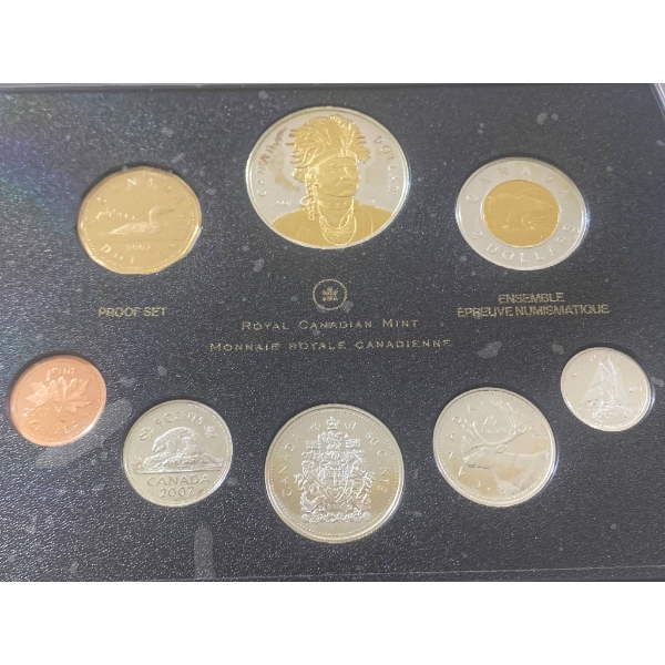 2007 Canadian Proof Coin Set by Royal Canadian Mint