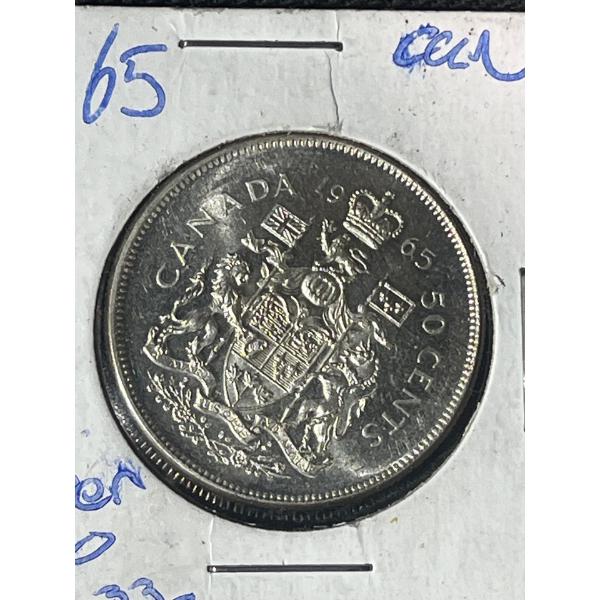 1965 Silver 50 Cent Coin