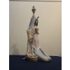 Image 2 : LLADRO Violinist & Girl Porcelain Figure #1039 -  7W, 6D, 16T 