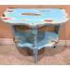 Image 2 : Ceramic Pitcher, Distressed Blue Shelf, Frame, and Wall Shelf