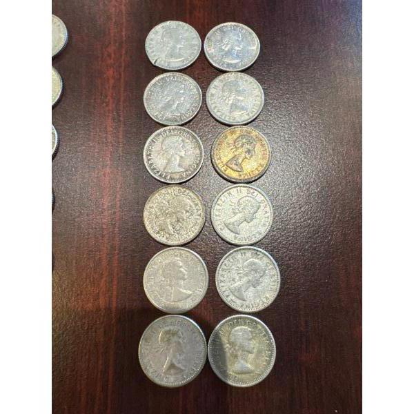 12 80% silver dimes 27.9 grams