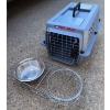 Pet Accessories = Hard Shell Pet Taxi 19L w/ Metal Feed Stand 