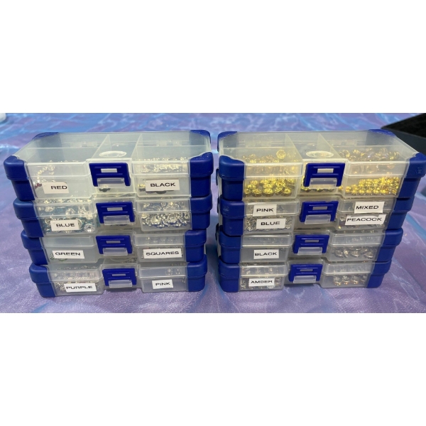 Large Collection of Beads/Connectors for Jewelry Making