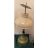 Image 1 : Vintage Coleman Quick-Lite Gas Table Lamp w/ Milk Glass Shade (Cracked Shade)