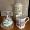 Image 2 : Assortment of Brands of China  Tea Pot, Cups, Plates, & More