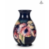 Image 1 :  Moorcroft Orchid Pottery 7''IN HEIGHT Vase Marked With Walter Moorcroft's Signature Made In England