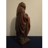 Image 5 : Wooden Hand Carved Religious Monk (Cracked Down the Side) - 7W, 5D, 16T 