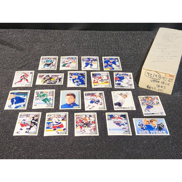1992-1993 Upper Deck High No. Series, #1-640