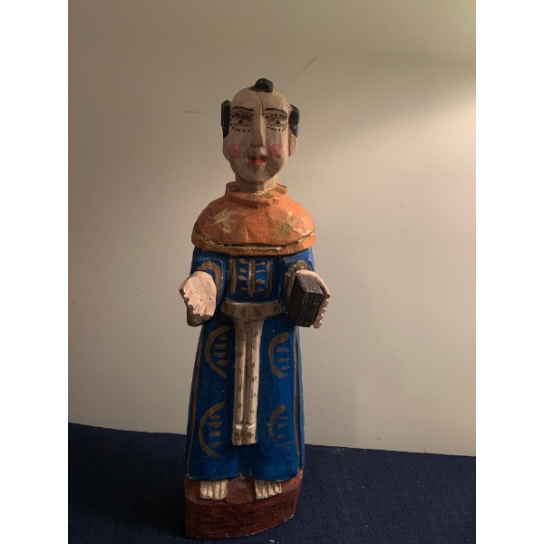 Handcarved Religious Idol Guatemalan Made 15T