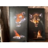 Canvas Prints Of Wild Beasts - Tiger & Wolf 41T
