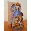 Image 1 : Heartwood Creek Carved Angel Figure w/ Nativity Scene on Skirt - 10T 