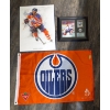 Image 1 : Edmonton Oilers Flag & Memorabilia Featuring Grant Fuhr & Darnell Nurse