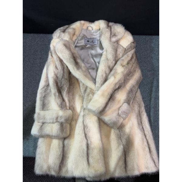 White Mink Fur Coat