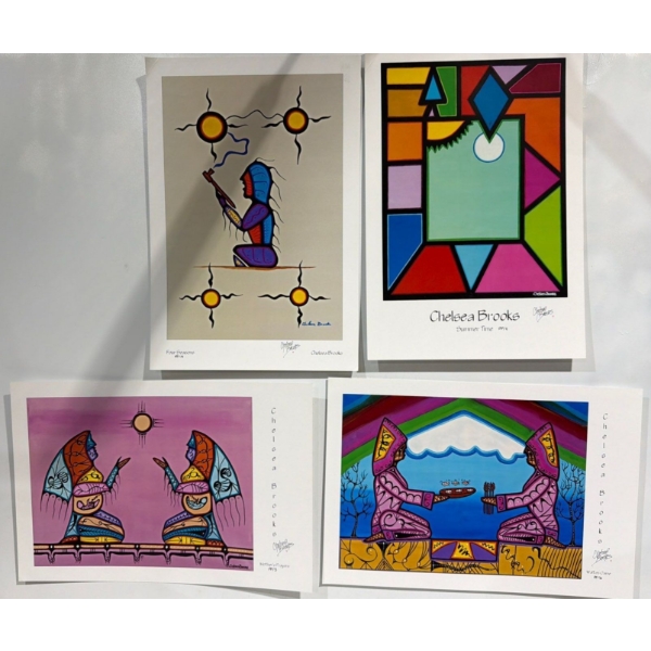 4 Limited Edition Prints of Paintings By Chelsea Brooks