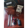 Image 1 : Wallet and Lighter Lot with Accessories Including Cufflinks