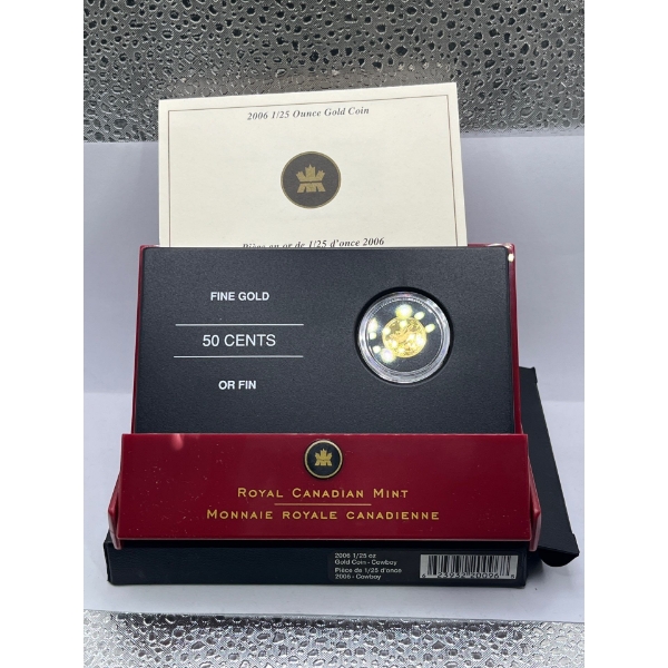 Canadian 50 cent Gold Coin 1.270g