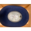 Image 6 : Woman's Biltmore Navy Blue Cowboy Hat w Feather Band, Extra Band & Box. Sz 7 (56) Great Condition