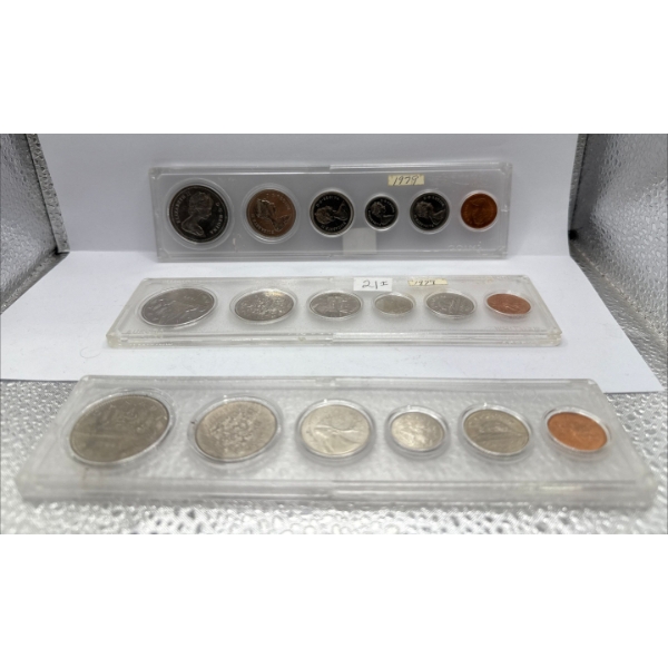 Canadian 6 Coin Sets 1979 (2) and 1983