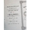 Image 4 : Antique Coupon Bonds Issued By The Old Colony Railroad Company In Massachusetts, Dated April 1, 1891
