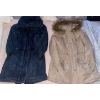 Image 2 : Long Denim 3/4 Legnth Jacket w/ Winter Outerwear  Size M