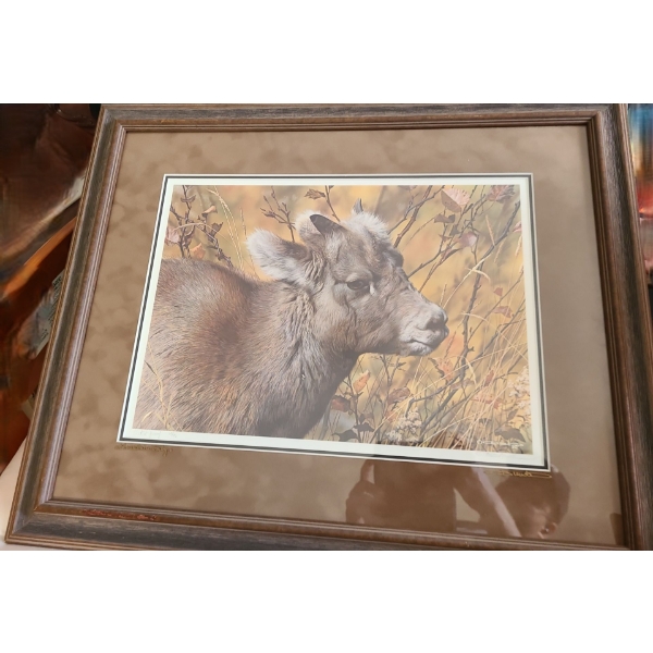 Mountain Baby by Carl Brrenders Artist Proof 63/76  27 1/2 w 22 1/2 h