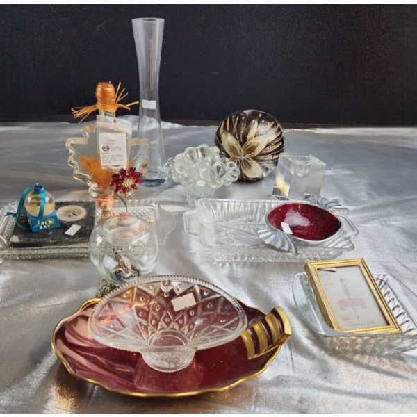 Maple Leaf Oil Lamp 7 T, Vase 10 T, Candleholders: Soapstone 7 X 7, Dishes: Candy 7 X 3.5 and More!