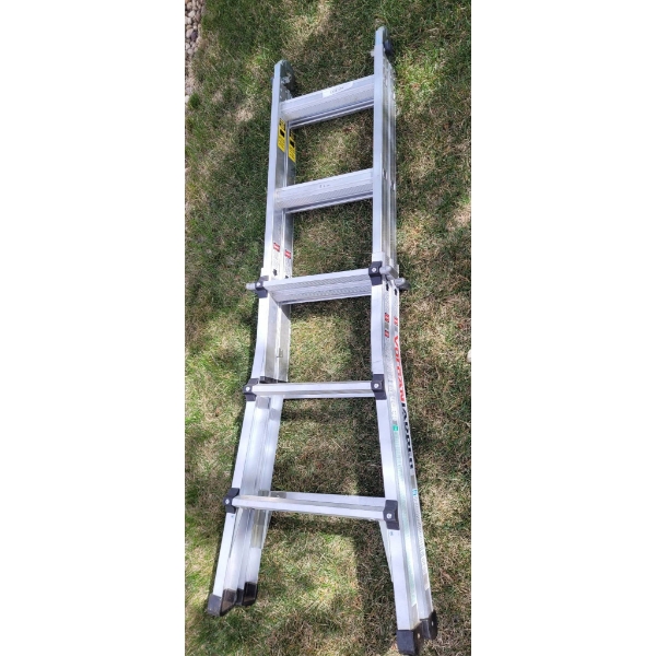 13 ft Vulcan Foldable Ladder with Multi Purpose Design