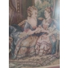Image 3 : Framed Tapestry Style of Ladies in Parlour Scene 36 X 41