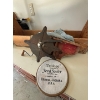 Image 4 : Antique cyclone seed thrower made in URBANA Indiana USA with a large wooden toolbox 
