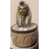 Image 2 : Egyptian Trinket Box & Pillar W/ Small Statue 5"tall