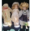 Image 1 : Trio of Dolls, Tallest 15 T (Has Green Staining as Shown) 
