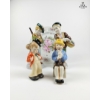 Image 1 :  Royal Albert "Happy Birthday" Bone China Plate And Vintage Porcelain Figurines 