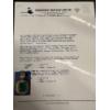 Image 2 : 14K White Gold 6.40g Pendant Set with One 5.23ct Emerald and 1.61cttw of Natural Round Cut Diamonds