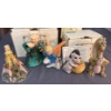 Image 1 : Krystonia Hand Painted Figurines, Made in England w/ Certificates,  5 Pieces - Lrgest ~5in Long