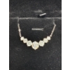 Image 1 : 2.8ct Round Moissanite 7 Stones in a V Shape Pendant in 925 Silver Pendant