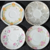 Image 3 : Four Fine Bone China Tea Cups with Matching Saucers, Mixed Floral Designs