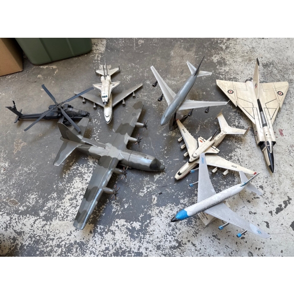Many Model Planes w/ Kennedy Space Centre Print 