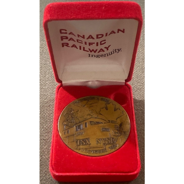2001 Canadian Pacific Railway Commemorative Medallions 