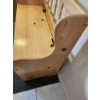 Image 2 : Wooden Storage Bench With Spindle Backrest and Hinged Lid