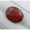 Image 2 : 9.25 ct Certified Hessonite Garnet Gemstone Oval Cut ($4,850 Appraisal)
