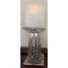 Image 2 : Flameless Pedastol Candle 13T w/ Decorative Crystal & Metal Trinkets 