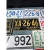 Image 4 : Antique License plates: Alberta, Ontario, European