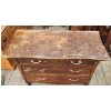 Image 9 : Older Wooden Dresser Featuring Four Drawers and Requiring Repair