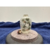 Image 3 : Hand Painted Crane Snuff Bottle with Spoon 3H