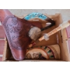 Image 3 : Copper Kettle, Den Den Daiko, Leather & Nazca Line Tripod Leather Seat Topper