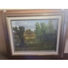 Image 1 : Painting of Trees- Artist Helmond, 22.5 X 18.5 Paint on Canvas Framed