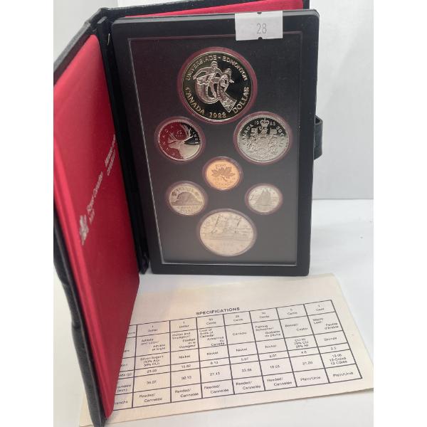 1983 Canada Specimen Double dollar set