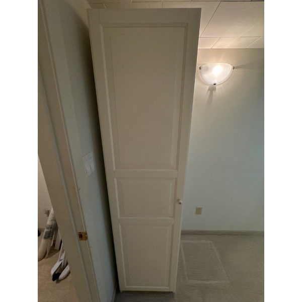 Ikea Storage Cabinet With Shelving & Lock & Key 19.5W x 24D x 79H