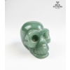 Image 3 : Natural Hand carved Aventurine skull 3 IN T 