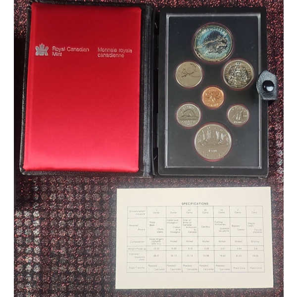 1986 Royal Canadian Mint Proof Set